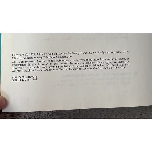 1975 Mathematics As a Second Language 2nd Ed College Textbook - Picture 7 of 9